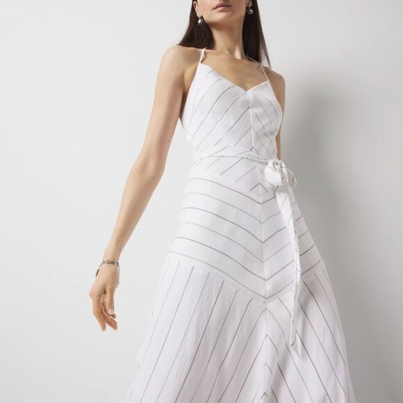 WHBM Tie-Waist Halter Dress - Picture 2 of 5